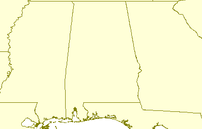 [Map of Alabama Juggling Clubs]